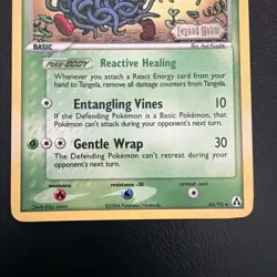 Tangela 44/92 EX Legend Maker Stamped Reverse Holo Uncommon Card LP - Image 4