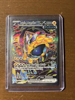 Pokemon TCG Iron Hands EX Special Illustration Rare Card 154/131 NM Condition - Image 1