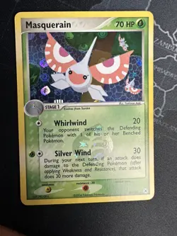 Masquerain 🐞 20/101 Reverse Holo Pokemon Card EX - Hidden Legends - Image 1