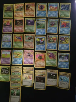 Pokemon TCG Fossil Lot Of 36 Cards (LP, MP to HP) - Image 1