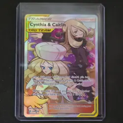 Pokemon Card - SM-Cosmic Eclipse 228/236 Cynthia & Caitlin Full Art Ultra Rare … - Image 1