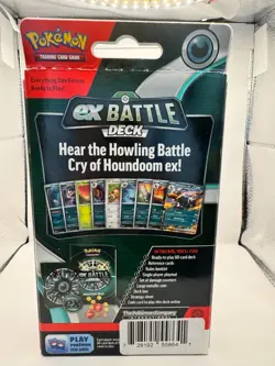 Pokemon TCG Houndoom EX Battle Deck - 60 Cards + BONUS Kyogre Stickers 820650852404 - Image 3