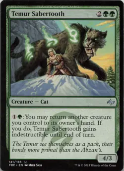 Temur Sabertooth U Fate Reforged 141 - LP - Image 1