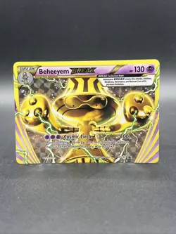 Pokemon TCG Beheeyem Break XY Black Star Promos Holo Card 2016 XY135 - Image 1
