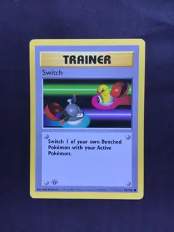 Pokemon Cards: Base Set 1st Edition Common: Switch 95/102 - Image 1
