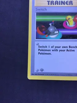 Pokemon Cards: Base Set 1st Edition Common: Switch 95/102 - Image 5