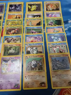 VINTAGE Pokemon Gym Heroes 80 Card C/UC/R Partial Set NO Duplicates - Image 4