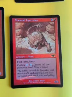 Macetail Hystrodon x2,Crested Craghorn,Ridgetop Raptor LEGIONS FOIL MTG 4 CARD - Image 2