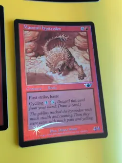 Macetail Hystrodon x2,Crested Craghorn,Ridgetop Raptor LEGIONS FOIL MTG 4 CARD - Image 4