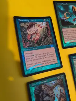 Feral Throwback,Canopy Crawler,Brontothrium. LEGIONS. OLD VINTAGE FOIL MTG 4CARD - Image 2