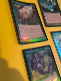 Feral Throwback,Canopy Crawler,Brontothrium. LEGIONS. OLD VINTAGE FOIL MTG 4CARD - Image 4