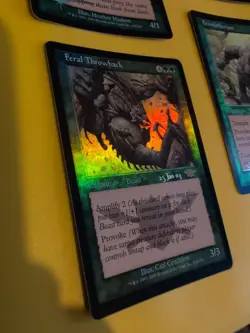 Feral Throwback,Canopy Crawler,Brontothrium. LEGIONS. OLD VINTAGE FOIL MTG 4CARD - Image 5