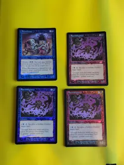 Earthblighter x3 & Skinthinner LEGIONS (2003). OLD VINTAGE FOIL MTG 4 CARD - Image 1