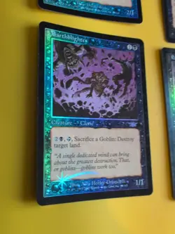 Earthblighter x3 & Skinthinner LEGIONS (2003). OLD VINTAGE FOIL MTG 4 CARD - Image 4