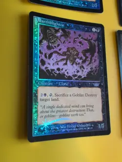 Earthblighter x3 & Skinthinner LEGIONS (2003). OLD VINTAGE FOIL MTG 4 CARD - Image 5