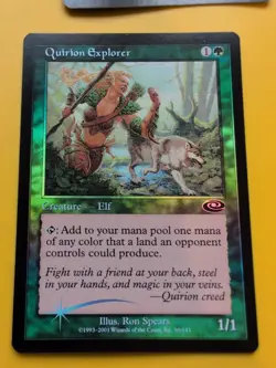 Quirion Explorer x2 Elf MTG 2 Card. Planeshift.OLD VINTAGE FOIL - Image 3