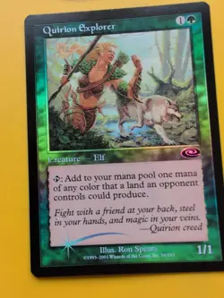 Quirion Explorer x2 Elf MTG 2 Card. Planeshift.OLD VINTAGE FOIL - Image 5
