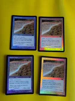 Wall of Hope x4. Wall playset LEGIONS (2003). OLD VINTAGE FOIL MTG CARD - Image 1