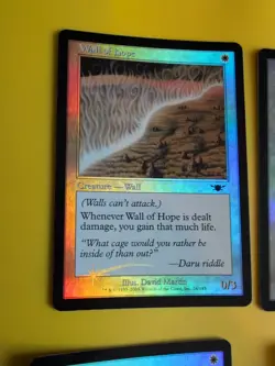 Wall of Hope x4. Wall playset LEGIONS (2003). OLD VINTAGE FOIL MTG CARD - Image 5
