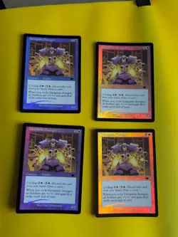 Gempalm Avenger x4. Soldier playset LEGIONS (2003). OLD VINTAGE FOIL MTG CARD - Image 1