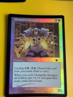 Deftblade Elite,Daru Stinger,2x Gempalm Avenger LEGIONS Old FOIL MTG 4 CARD - Image 4