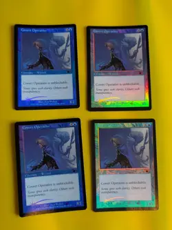 Covert Operative x4 playset.Wizard LEGIONS (2003). OLD VINTAGE FOIL MTG 4 CARD - Image 1