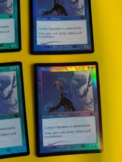 Covert Operative x4 playset.Wizard LEGIONS (2003). OLD VINTAGE FOIL MTG 4 CARD - Image 3