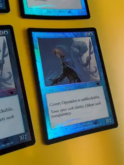 Covert Operative x4 playset.Wizard LEGIONS (2003). OLD VINTAGE FOIL MTG 4 CARD - Image 4