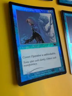Covert Operative x4 playset.Wizard LEGIONS (2003). OLD VINTAGE FOIL MTG 4 CARD - Image 5