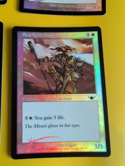 Starlight Invoker x4 Cleric Mutant playset LEGIONS (2003). OLD FOIL MTG 4 CARD - Image 3