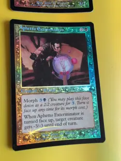 Aphetto Exterminator x4. Wizard playset LEGIONS (2003) OLD VINTAGE FOIL MTG CARD - Image 2