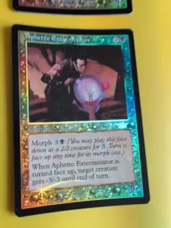Aphetto Exterminator x4. Wizard playset LEGIONS (2003) OLD VINTAGE FOIL MTG CARD - Image 3