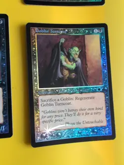 Goblin Turncoat x4. Zombie playset. LEGIONS (2003). OLD VINTAGE FOIL MTG CARD - Image 2