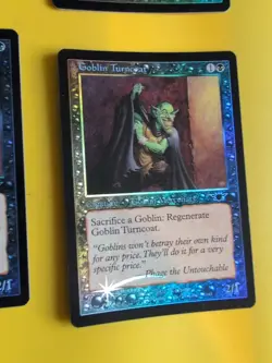 Goblin Turncoat x4. Zombie playset. LEGIONS (2003). OLD VINTAGE FOIL MTG CARD - Image 3