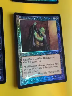 Goblin Turncoat x4. Zombie playset. LEGIONS (2003). OLD VINTAGE FOIL MTG CARD - Image 4