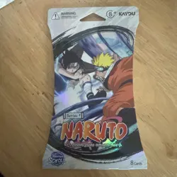 Naruto Kayou Series 1 Trading Card Booster Pack Sealed 8 Cards Anime TCG - Image 1