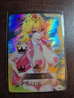 Peach Swimsuit Card Maris Bros UR TCG Doujin Anime Waifu ACG Goddess - Image 2