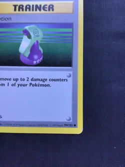 Pokemon Cards: Base Set 1st Edition Common: Potion 94/102 - Image 4