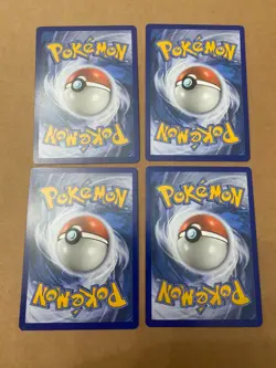 Pokemon Unified Minds Blaine's Quiz Show 186/236 Card 4x Playset x4 Uncommon LP - Image 2