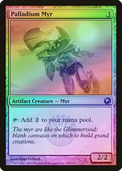 Palladium Myr FOIL Scars of Mirrodin NM Artifact Uncommon MAGIC CARD ABUGames - Image 1