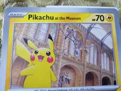 Promo Card Pikachu At The Museum Oversize Pokemon Card - Image 5