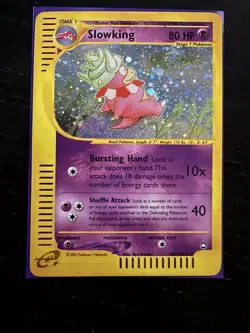 Pokemon Slowking H22/H32 Aquapolis Holo Rare Stage 1 2002 English Card - Image 1
