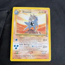 Pokemon Card Omastar 43/75 Neo Discovery EX COMBINED POSTAGE - Image 1