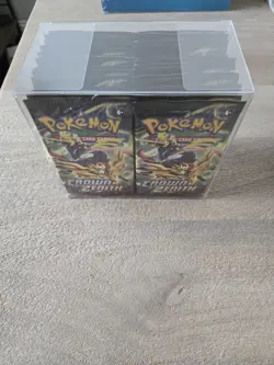 36 x CROWN ZENITH Sealed BOOSTER PACKS With Case 10 Pokemon Cards Per Pack - Image 1