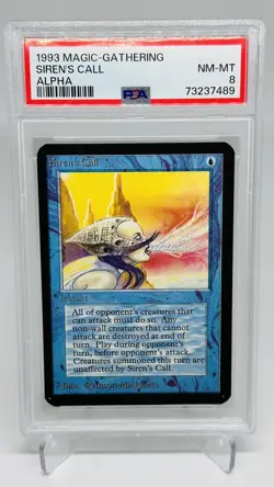 Magic the Gathering MTG Siren's Call Alpha PSA 8 NM-MINT VINTAGE 1993 Uncommon - Image 1