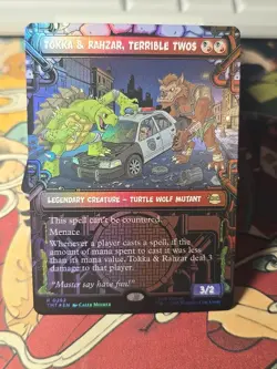 Tokka & Rahzar, Terrible Twos (Showcase) FOIL [Teenage Mutant Ninja Turtles] MTG - Image 1
