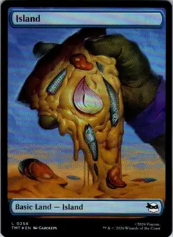 Island (0311) Teenage Mutant Ninja Turtles LP MTG FOIL - Image 1