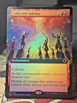 Collective Inferno - Foil - Extended Art - #0363 - MTG 2026 ECL - Lorwyn Eclipse - Image 1