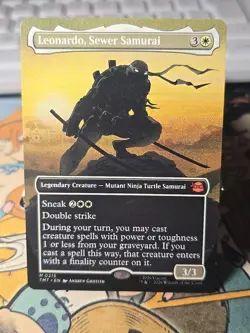 Leonardo, Sewer Samurai (Borderless) [Teenage Mutant Ninja Turtles] Near Mint - Image 1