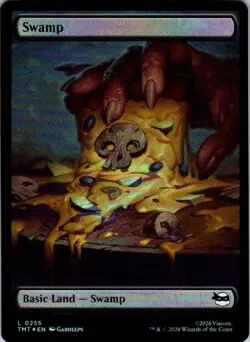 Swamp (0255) Teenage Mutant Ninja Turtles LP MTG FOIL - Image 1